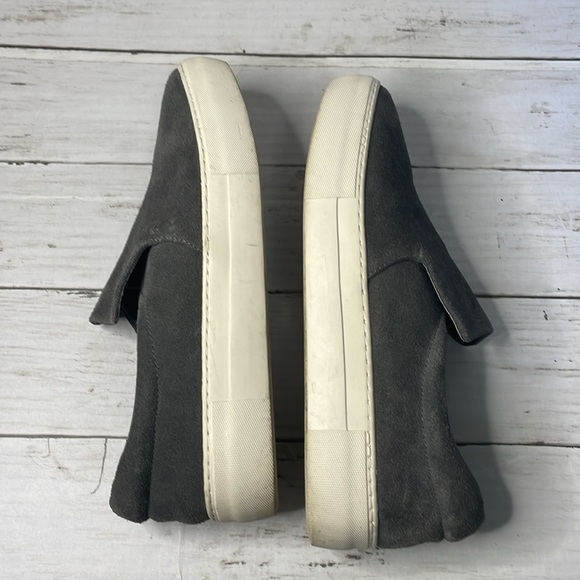 J/Slides NYC Grey Suede Platform Slip On Sneakers - Picture 7 of 10